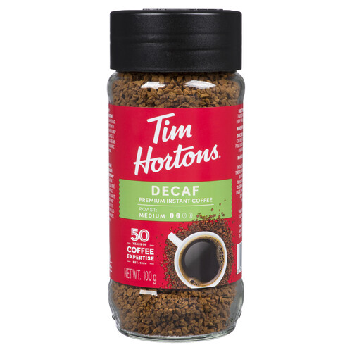 Tim Hortons Instant Coffee Decaffeinated 100 g