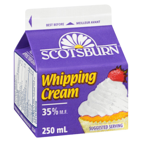 Scotsburn 35% Whipping Cream Carton 250 ml