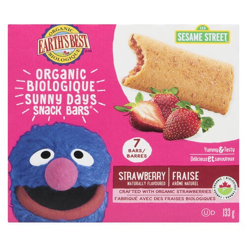 Earth's Best Organic Snack Bars Strawberry 133 g