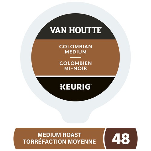 Van Houtte Coffee Pods Colombian Medium Roast 48 K-Cups 456 g 