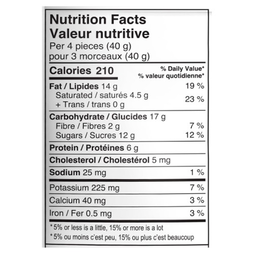 Ganong Caramel Clusters Peanut Butter 150 g