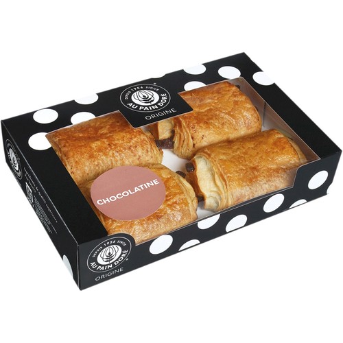 Au Pain Dore Origine Butter Chocolatine 4 x 68 g
