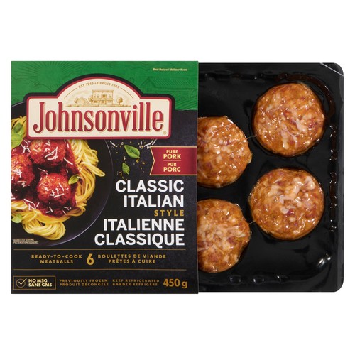 Johnsonville Frozen Meatballs Classic Italian Style 450 g