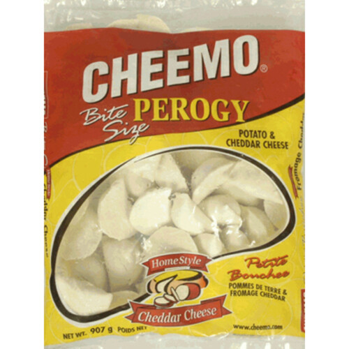 Cheemo Cheddar Cheese Bites Perogies 907 g (frozen)