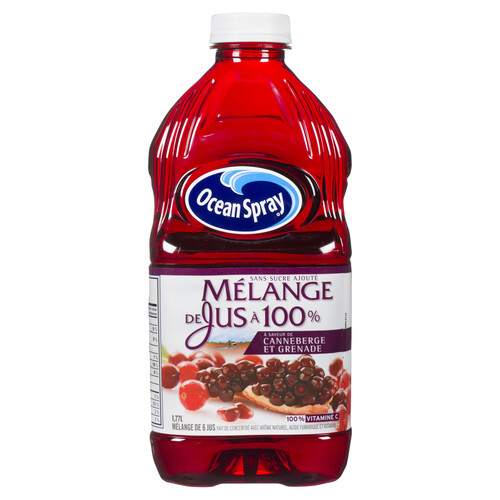 Ocean Spray 100% Juice Cranberry Pomegranate 1.77 L (bottle)