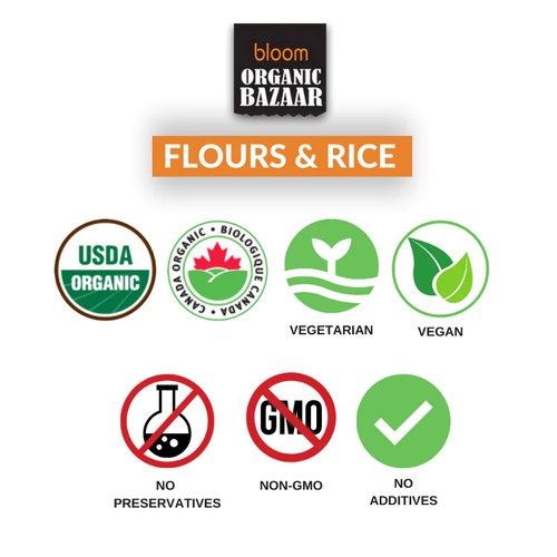Bloom Organic Jowar Atta Flour Alternative 908 g