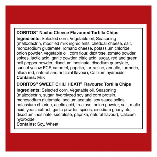 Doritos Tortilla Chips Mix Flavored 168 g