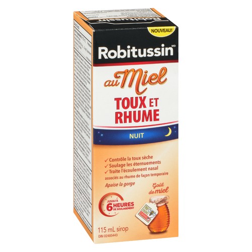 Robitussin Cough & Cold Nighttime Honey 115 ml