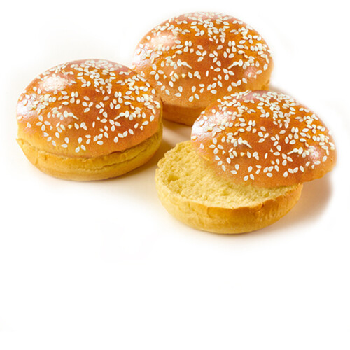 Burger Buns Brioche Sesame Jumbo 4 Count