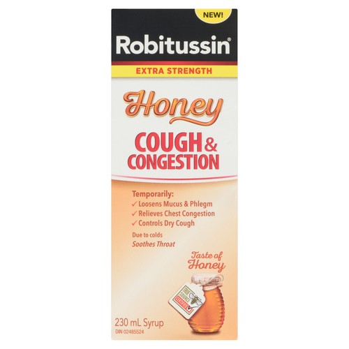Robitussin Extra Strength Honey Cough & Congestion 230 mL