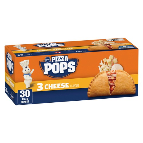Pillsbury Pizza Pops Frozen Pizza Snack Three Cheese 2.85 kg