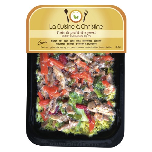 La Cuisine à Christine Chicken&Vegetable Gluten-Free Allergen Free Saute 325 g (frozen)