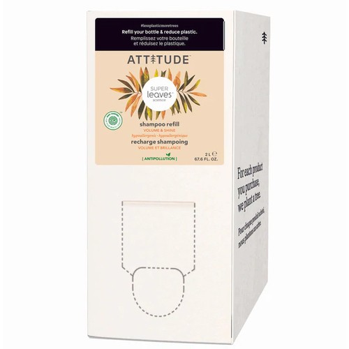 Attitude Super Leaves Bulk Shampoo Volume & Shine 2 L 