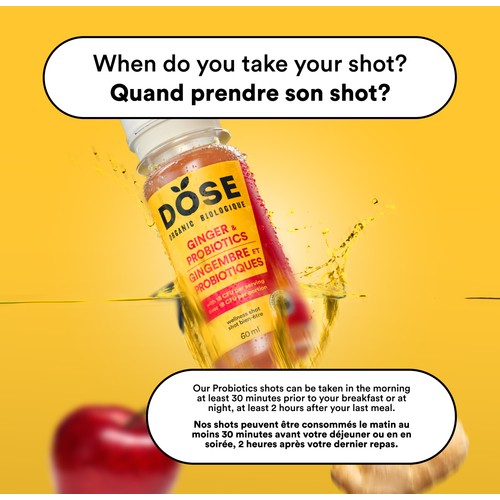 Dose Organic Digestion Shot Apple Cider Vinegar 4 x 60 ml