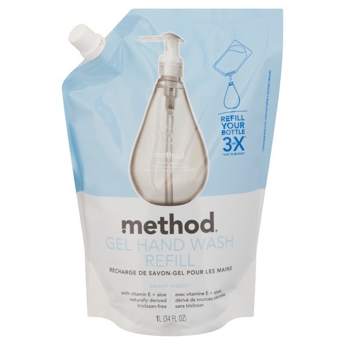Method Gel Refill Pouch Sweet Water  1 L