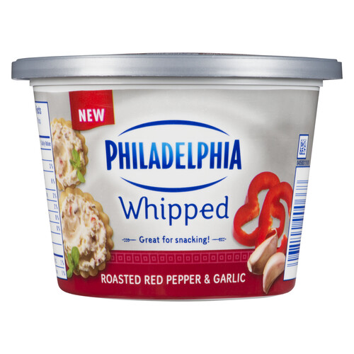 Philadelphia Whipped Cream Cheese Roasted Red Pepper & Garlic 227 g