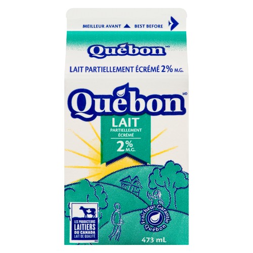 Québon 2% Milk Partly Skimmed 473 ml