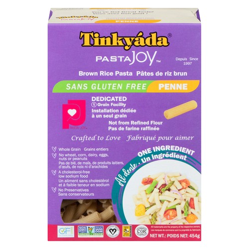 Tinkyada Gluten-Free Brown Rice Pasta Penne 454 g