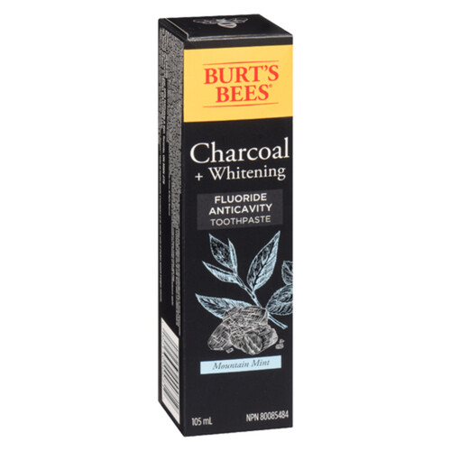 Burt's Bees Fluoride Toothpaste Charcoal 105 ml Voilà Online