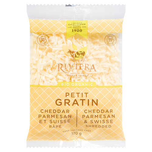 Riviera Organic Petit Gratin Cheese 170 g