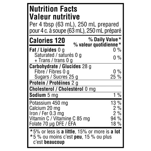 Minute Maid Frozen Beverage Concentrate Orange Juice Pulp Free  295 ml