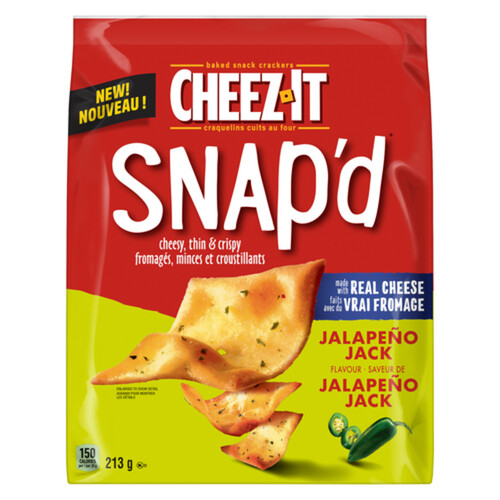 その他 Snack Rizz Kellogg Cheeze-It Snap'd Crackers Jalapeno Jack 213 g