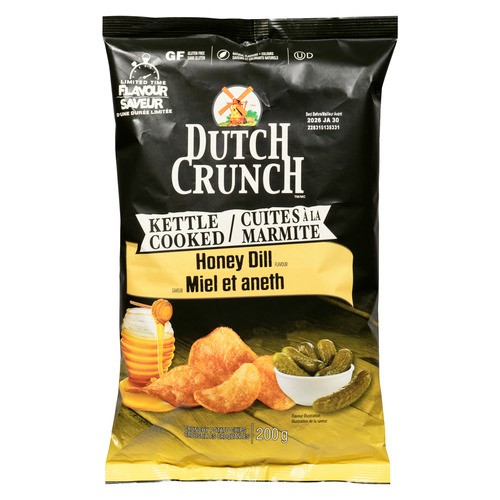 Dutch Crunch Kettle Chips Honey Dill 200 g