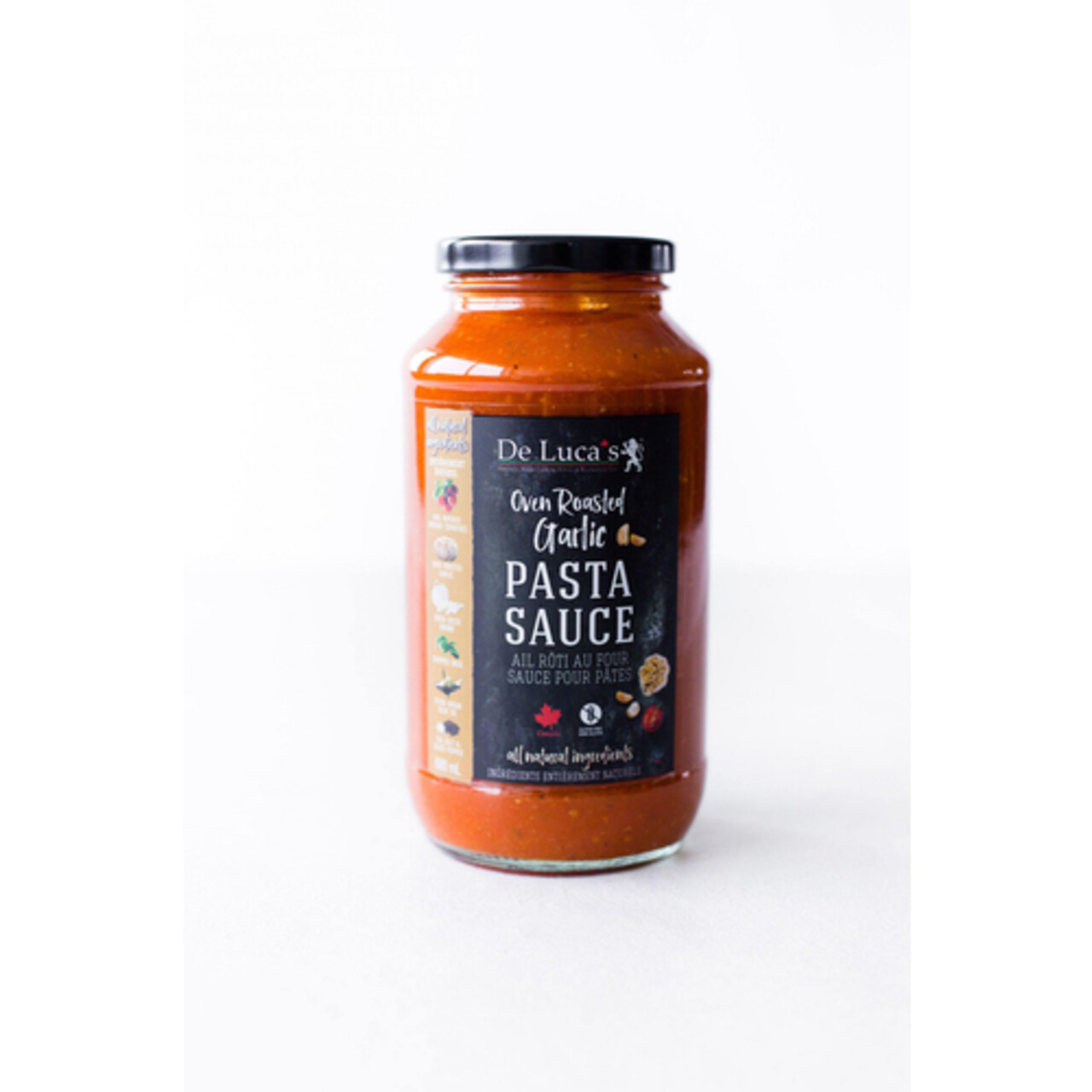 Deluca Bros Food Sauce Oven Roasted Garlic 730 ml Voilà Online
