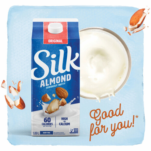 Silk Dairy-Free Almond Beverage Original 1.89 L