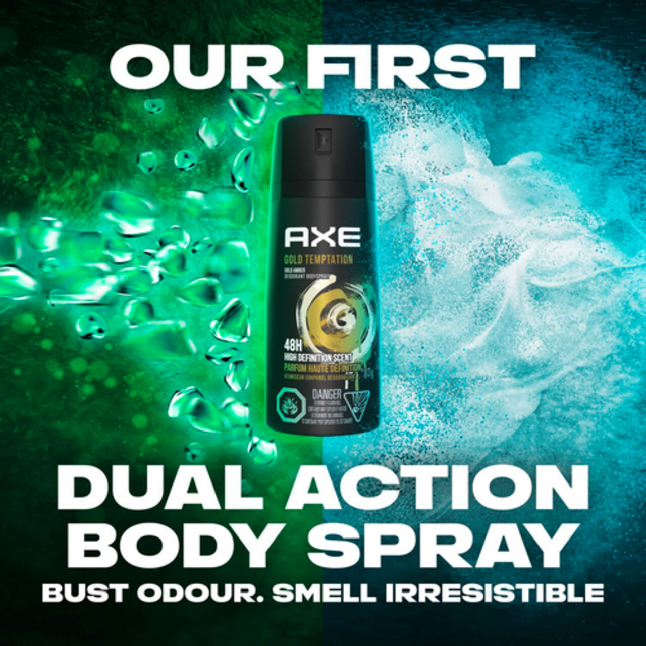 Axe Deodorant Body Spray Gold Temptation Gold Amber 113 g Voilà