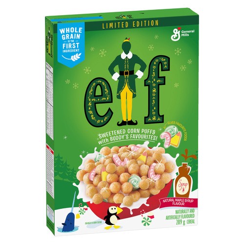 Buddy The Elf Cereal Sweetened Corn Puffs  289 g
