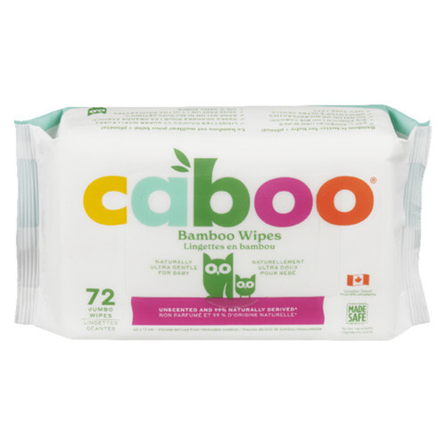 Caboo Baby Wipes 72 Count 