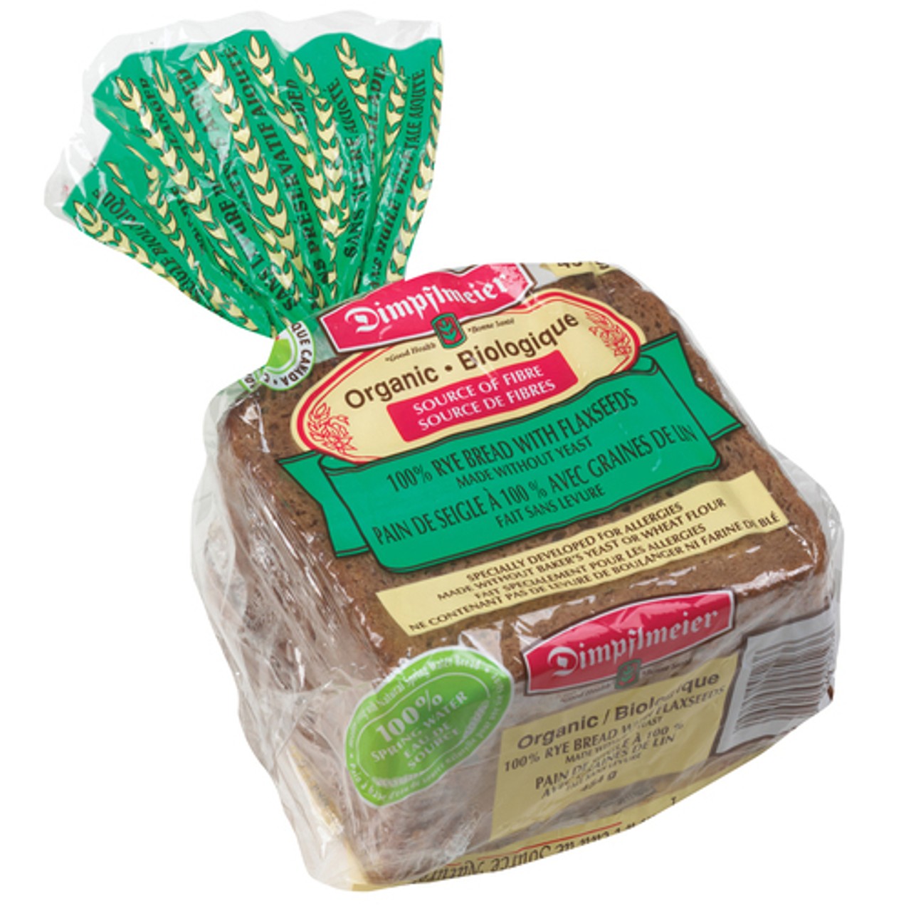 Dimpflmeier Organic Rye Bread With Flaxseeds 454 g - Voilà Online ...