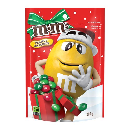 M&M's Peanut Candy Red & Green 200 g
