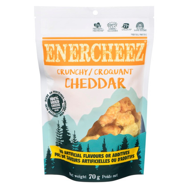 Enercheez Crunchy Cheddar 70 g - Voilà Online Groceries & Offers