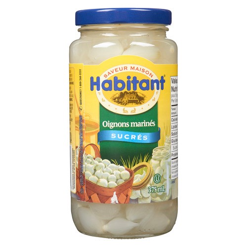 Habitant White Pickled Onions Sweet 375 ml 