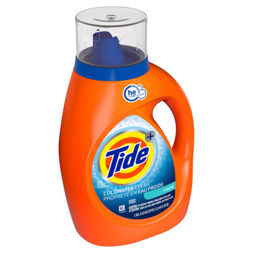 Tide Cold Water Liquid Laundry Detergent Original 1.36 L
