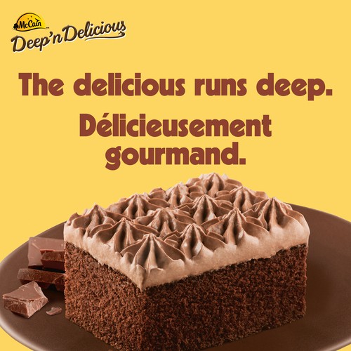 McCain Deep'n Delicious Frozen Cake Chocolate 510 g