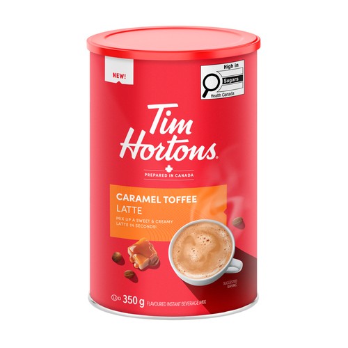 Tim Hortons Latte Sweet Creamy Caramel Toffee 350 g