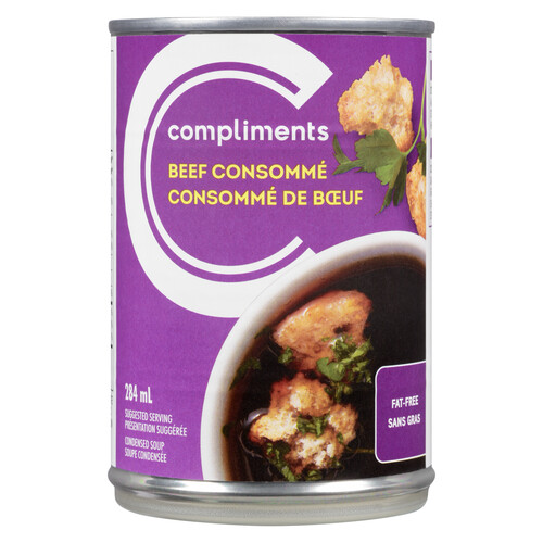 Compliments Condensed Soup Consommé Beef 284 ml