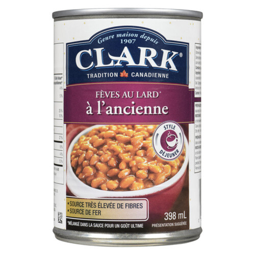 Clark Old Fashioned Baked Beans With Pork 398 ml