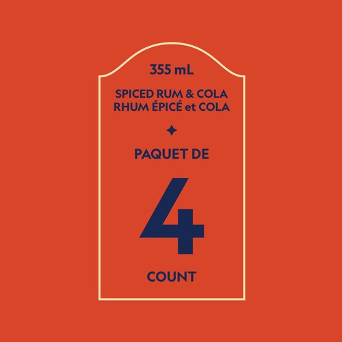 Atypique Non-Alcoholic Mocktail Spiced Rum & Cola 4 x 355 ml (cans)