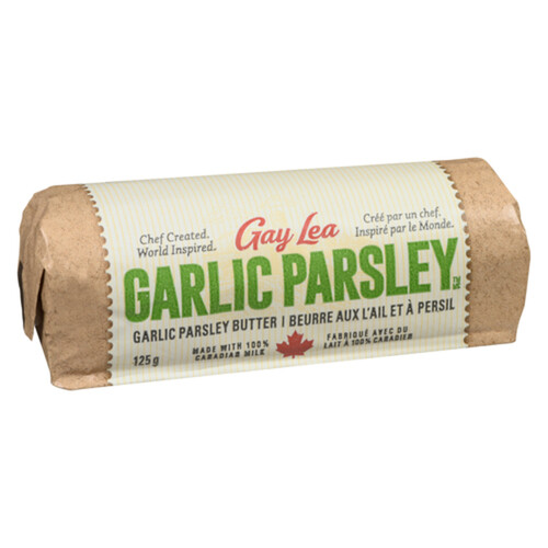 Gay Lea Roll Butter Garlic Parsley 125 g