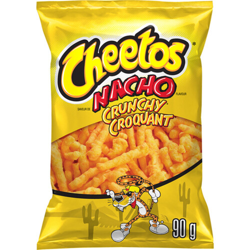 Cheetos Crunchy Nacho Flavour Cheese Flavoured Snacks (small bag) 90 g -  Voilà Online Groceries & Offers