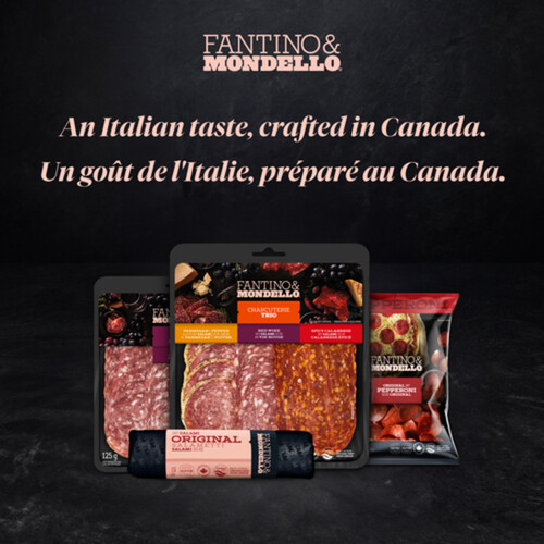 Fantino & Mondello Diced Cooked Pancetta Black Pepper 125 g