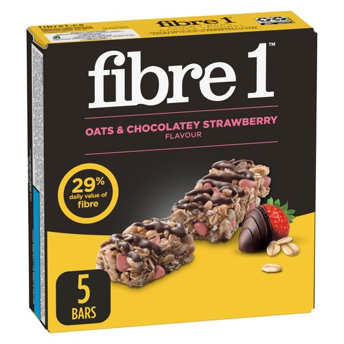Fiber One Chewy Bars Oatmeal Chocolatey Strawberry 5 Pack 175 g