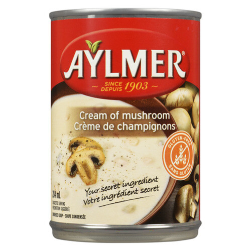 Aylmer Gluten-Free Soup Cream Of Mushroom 284 ml