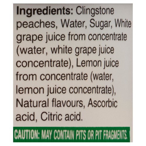 Dole Sliced Peaches In Light Fruit Juice Syrup 540 ml