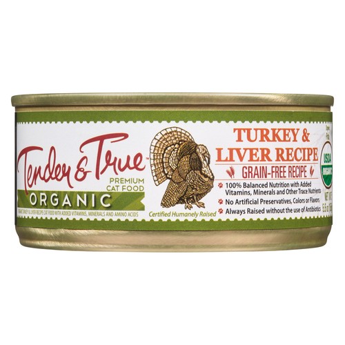 Tender & True Organic Wet Cat Food Turkey & Liver 156 g