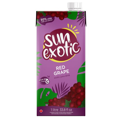 Sun Exotic Juice Drink Red Grape 1 L